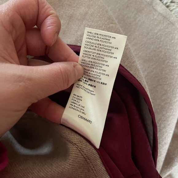 Free People Blazer Double Breast Tan with pockets - Picture 8 of 9